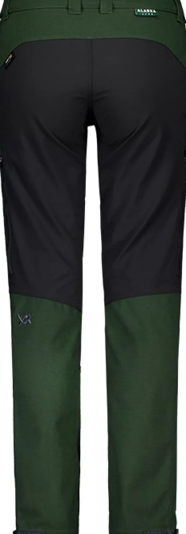 Alaska 1795 Alaska Freedom -naisten housut, vihreä/harmaa| Retkeilyhousut