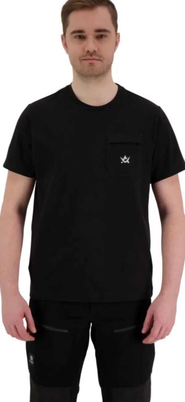 Alaska 1795 Alaska Freedom t-paita rintataskulla, musta| Metsästysliivit/Fleeceliivit