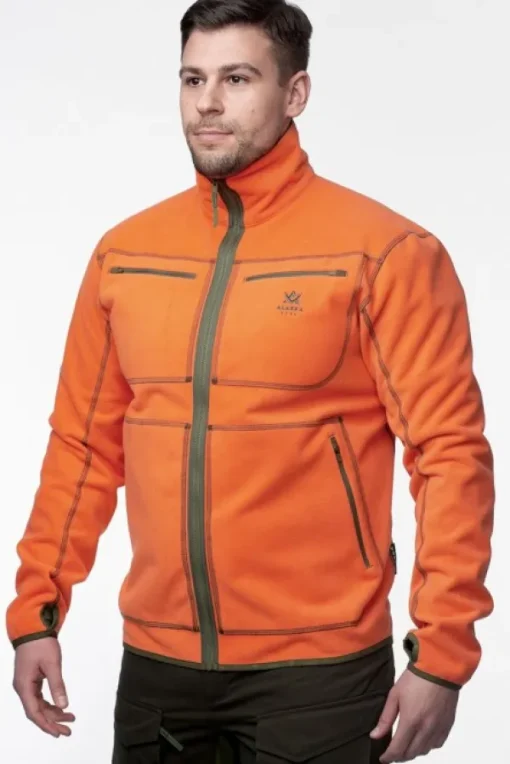 Alaska 1795 Metsästystakit/Softshell- Ja Tuulenpitävät Takit Metsälle^Alaska Kodiak APS -miesten kääntötakki, vihreä/oranssi