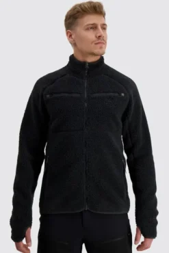 Alaska 1795 Alaska -miesten teddytakki, tummanharmaa| Metsästysliivit/Fleeceliivit