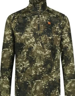 Alaska 1795 Alaska M's CoolDry Half-Zip Top BlindTech Forest| Metsästysliivit/Fleeceliivit