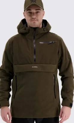 Alaska 1795 Metsästystakit/Anorakit Metsälle^Alaska Performance anorakki, vihreäruskea
