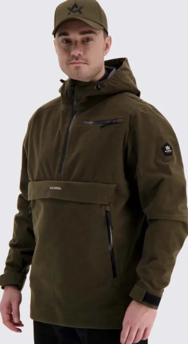 Alaska 1795 Metsästystakit/Anorakit Metsälle^Alaska Performance anorakki, vihreäruskea
