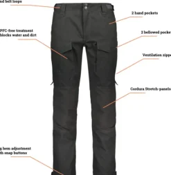 Alaska 1795 Alaska Ranger Cordura -miesten housut, tummanharmaa| Outlet - Metsästysvaatteet