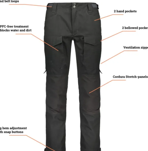 Alaska 1795 Alaska Ranger Cordura -miesten housut, tummanharmaa| Outlet - Metsästysvaatteet