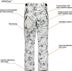 Alaska 1795 Lumicamo^Alaska Superior 2 Pant BlindTech Snow metsästyshousut, lumicamo