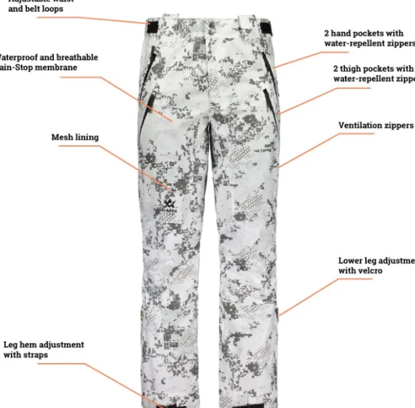 Alaska 1795 Lumicamo^Alaska Superior 2 Pant BlindTech Snow metsästyshousut, lumicamo