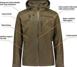 Alaska 1795 Alaska Superior II -miesten metsästystakki, Moss Brown (2020)| Metsästystakit/Vedenpitävät Metsästystakit