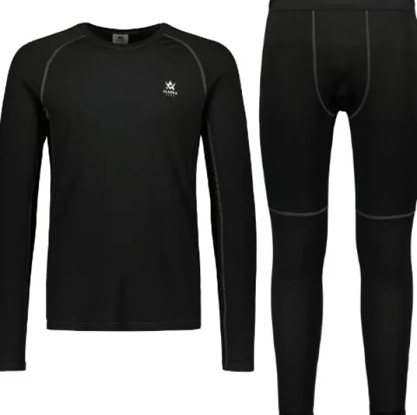 Alaska 1795 Kerrastot^Alaska Superior Merino Base Layer kerrasto, musta