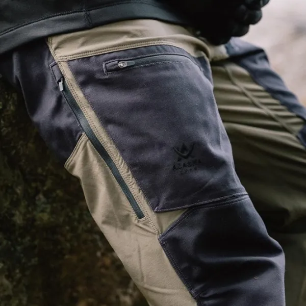 Alaska 1795 Alaska Trekking Lite Pro -miesten housut, Dark Olive / Grey| Retkeilyhousut