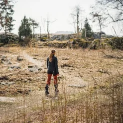 Alaska 1795 Alaska Trekking Lite Pro -naisten housut, Orange / Grey| Retkeilyhousut