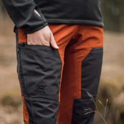 Alaska 1795 Alaska Trekking Lite Pro -naisten housut, Orange / Grey| Retkeilyhousut