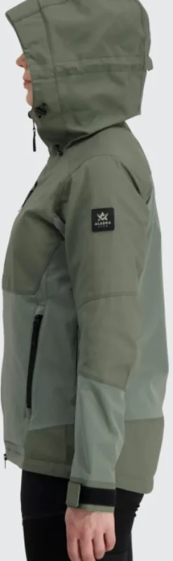 Alaska 1795 Naisten metsästysvaatteet/Naisten Metsästystakit^Alaska Trekking Lite Pro Jacket naisten takki, harmaavihreä