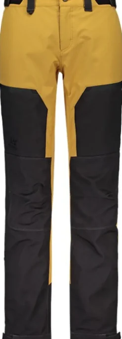 Alaska 1795 Alaska Trekking Lite Pro -naisten housut, Mustard / Grey| Retkeilyhousut