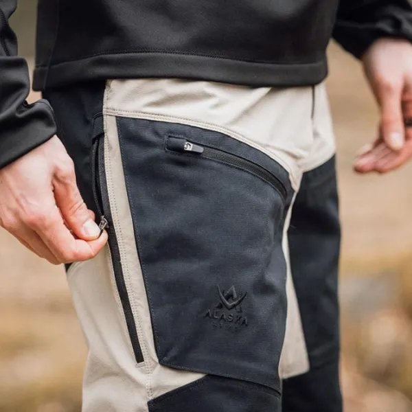 Alaska 1795 Alaska Trekking Lite Pro -miesten housut, Moss Grey / Black| Retkeilyhousut