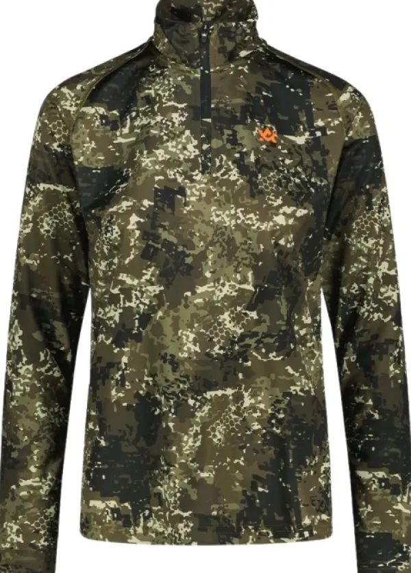 Alaska 1795 Alaska W's CoolDry Half-Zip Top BlindTech Forest| Metsästysliivit/Fleeceliivit