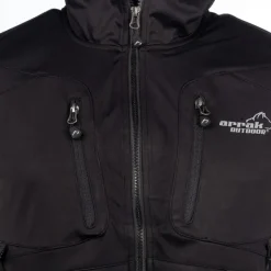 Arrak Outdoor Koiranohjaajan Vaatteet^Arrak Acadia naisten softshell-liivi, musta