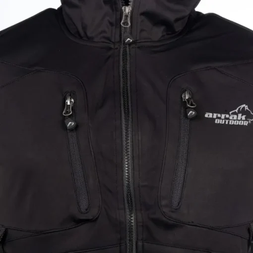 Arrak Outdoor Koiranohjaajan Vaatteet^Arrak Acadia naisten softshell-liivi, musta