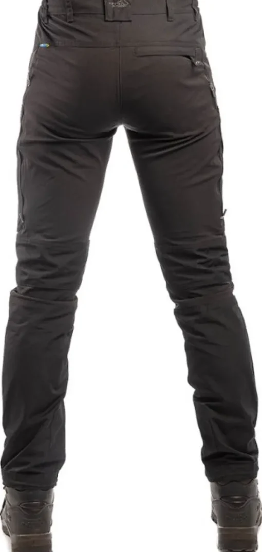 Arrak Outdoor Retkeilyhousut^Arrak Active Stretch -ulkoiluhousut, musta