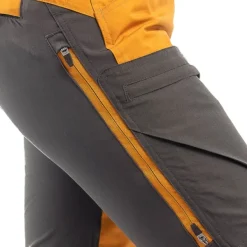 Arrak Outdoor Retkeilyhousut^Arrak Active Stretch -ulkoiluhousut naisille, oranssi/musta