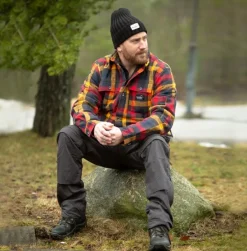 Arrak Outdoor Arrak Flannel Shirt Insulated paita, Navy| Koiranohjaajan Vaatteet