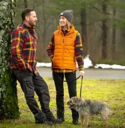 Arrak Outdoor Arrak Flannel Shirt Insulated paita, Navy| Koiranohjaajan Vaatteet