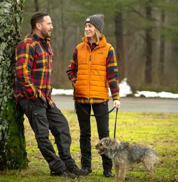 Arrak Outdoor Arrak Flannel Shirt Insulated paita, Navy| Koiranohjaajan Vaatteet