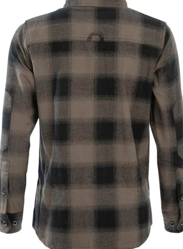 Arrak Outdoor Metsästyspaidat^Arrak Flannel Shirt naisten flanellipaita, ruskea