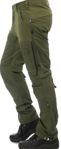 Arrak Outdoor Polvihousut^Arrak Flexible Zip Off Pant katkolahjehousut, vihreä