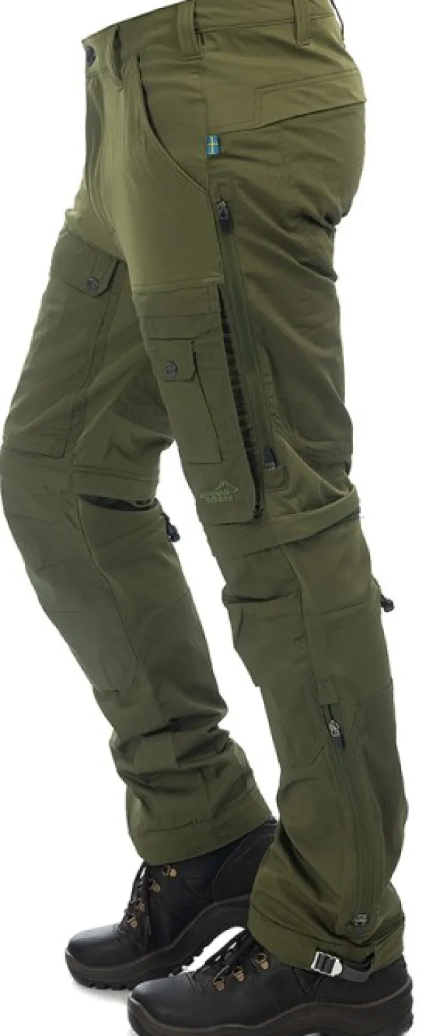 Arrak Outdoor Polvihousut^Arrak Flexible Zip Off Pant katkolahjehousut, vihreä