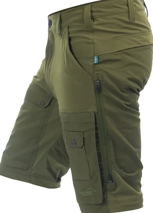 Arrak Outdoor Polvihousut^Arrak Flexible Zip Off Pant katkolahjehousut, vihreä
