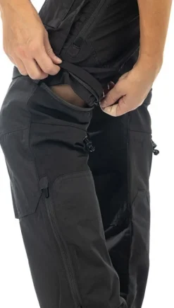 Arrak Outdoor Arrak Flexible Zip Off Pant naisten katkolahjehousut, mustaharmaa| Koiranohjaajan Vaatteet