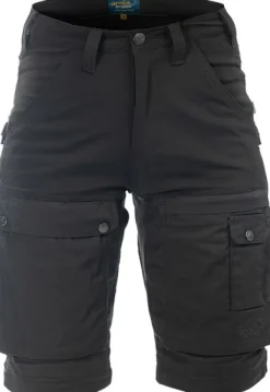Arrak Outdoor Arrak Flexible Zip Off Pant naisten katkolahjehousut, mustaharmaa| Koiranohjaajan Vaatteet
