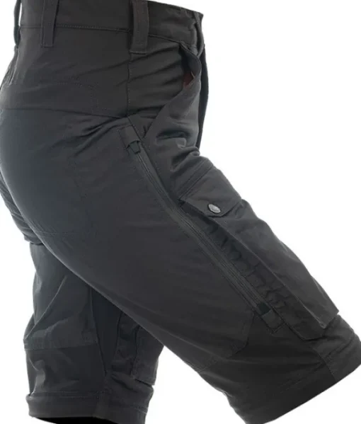 Arrak Outdoor Arrak Flexible Zip Off Pant naisten katkolahjehousut, mustaharmaa| Koiranohjaajan Vaatteet