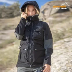 Arrak Outdoor Arrak Hybrid Jacket naisten takki, musta| Koiranohjaajan Vaatteet
