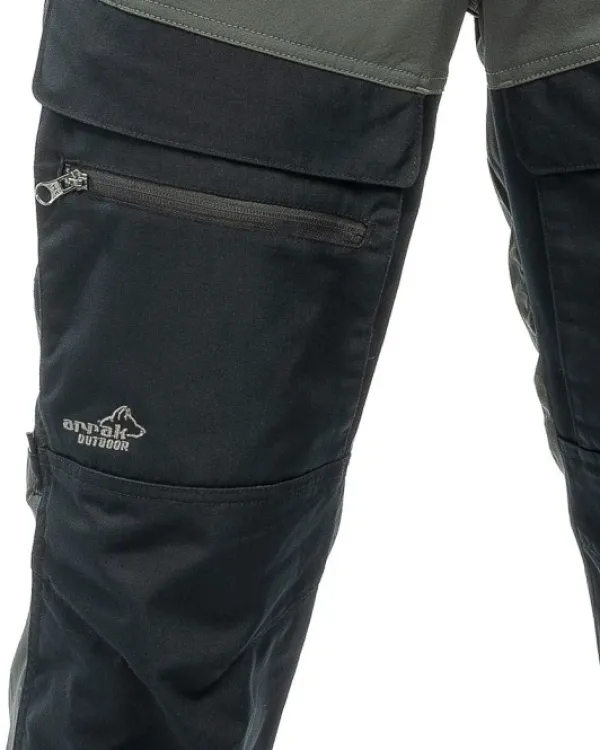 Arrak Outdoor Retkeilyhousut^Arrak Hybrid naisten housut harmaa