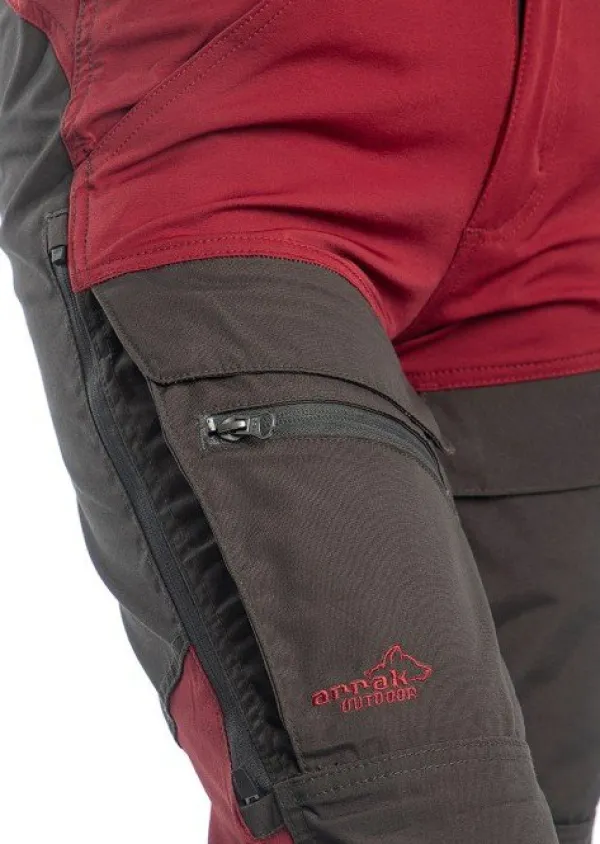 Arrak Outdoor Outlet - Housut Ja Shortsit^Arrak Hybrid naisten housut punainen