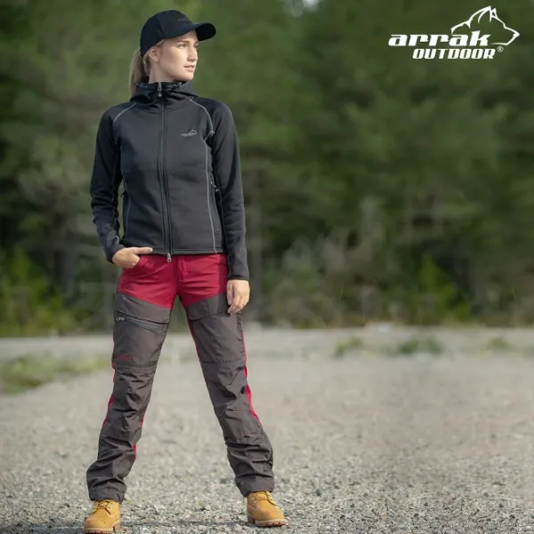 Arrak Outdoor Outlet - Housut Ja Shortsit^Arrak Hybrid naisten housut punainen