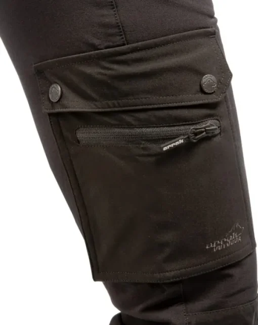 Arrak Outdoor Arrak Motion Flex Pant naisten ulkoiluhousut, musta| Retkeilyhousut