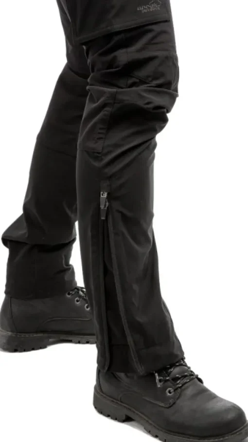Arrak Outdoor Arrak Motion Flex Pant naisten ulkoiluhousut, musta| Retkeilyhousut
