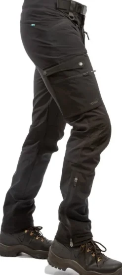 Arrak Outdoor Retkeilyhousut^Arrak Motion Flex Pant ulkoiluhousut, musta
