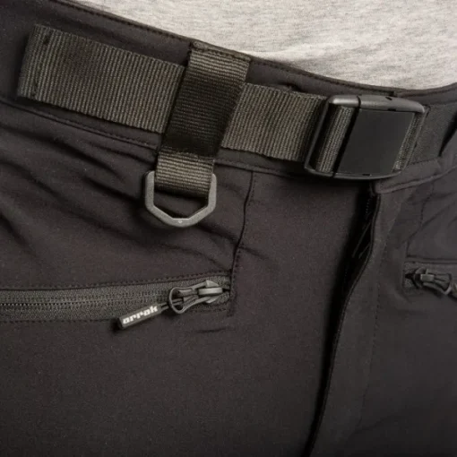Arrak Outdoor Retkeilyhousut^Arrak Motion Flex Pant ulkoiluhousut, musta