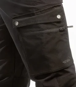Arrak Outdoor Retkeilyhousut^Arrak Motion Flex Pant ulkoiluhousut, musta