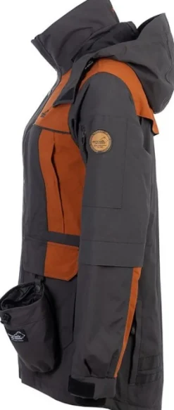 Arrak Outdoor Arrak Original Jacket naisten takki, Anthracite/Orange| Koiranohjaajan Vaatteet