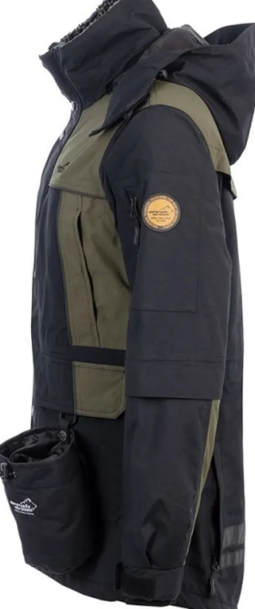 Arrak Outdoor Koiranohjaajan Vaatteet^Arrak Original Jacket takki, musta/oliivinvihreä