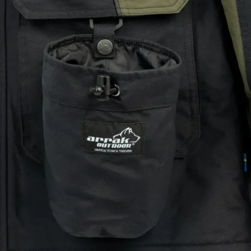 Arrak Outdoor Koiranohjaajan Vaatteet^Arrak Original Jacket takki, musta/oliivinvihreä