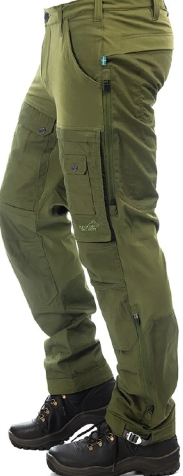 Arrak Outdoor Koiranohjaajan Vaatteet^Arrak Outback Pant ulkoiluhousut, vihreä