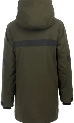 Arrak Outdoor Koiranohjaajan Vaatteet^Arrak Parkas vuorattu naisten parkatakki, maastonvihreä