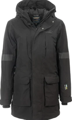 Arrak Outdoor Koiranohjaajan Vaatteet^Arrak Parkas vuorattu naisten parkatakki, musta