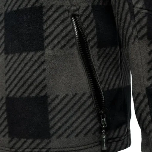Arrak Outdoor Arrak Unisex Canada Fleece fleece-takki, harmaa/musta| Koiranohjaajan Vaatteet